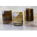 210-1089 Tiger Eye <br>30x40 Faceted Rectangle Pendant