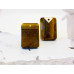 210-1090 Tiger Eye <br>22x30 Faceted Rectangle Pendant