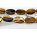 210-1131 Tiger Eye <br>20x35 Faceted Flat Oval