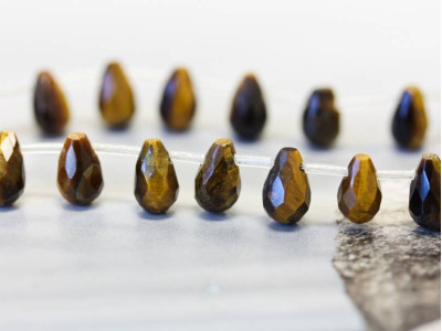 Tiger Eye 6x10 Teardrop Briolette