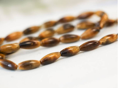 Tiger Eye 5x12 Oval Rice