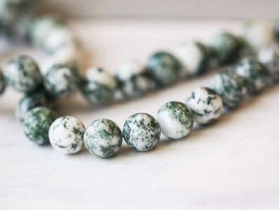 Tree Agate 10mm Round