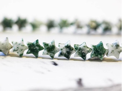 Tree Agate 7mm Star