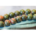 213-0012 Unakite <br>12mm Round
