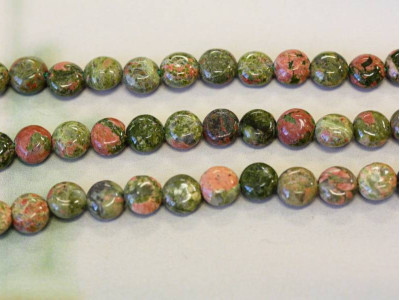 Unakite 7-8mm Dime