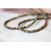 213-1140 Unakite <br>3mm Faceted Round