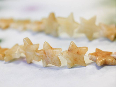 Yellow Jade 16-18mm Star