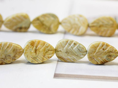 Yellow Jasper 15x20 Leaf