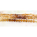 220-1069 Hessonite <br>4mm Faceted Coin
