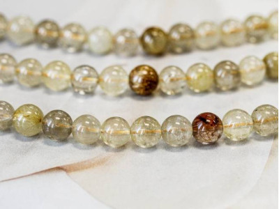 Rutilated Quartz 8mm Round