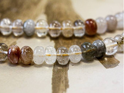 Rutilated Quartz 10mm Rondell
