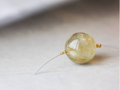 Rutilated Quartz 17mm Round
