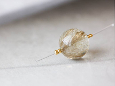 Rutilated Quartz 15mm Round