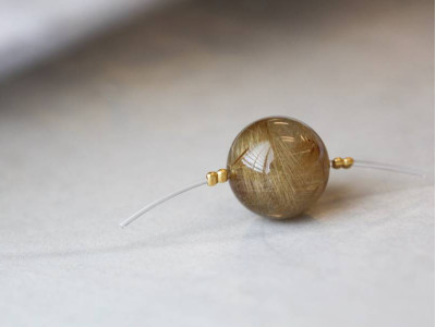 Rutilated Quartz 16mm Round