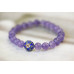 236-1044 Lavender Quartz <br>8mm Round Bracelet