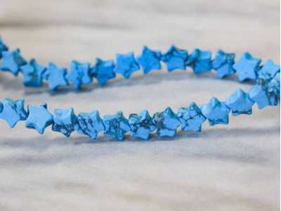 Turquoise Howlite 6mm Star