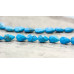 239-1041 Turquoise Howlite <br>6x9 Faceted Flat Pear