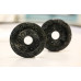 241-1044 Black Stone <br>63mm Carved Pendant