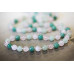 259-1192 Mixed Quartz <br>8mm Round Necklace