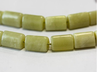 Olive Jade 10x14 Triangle Tube