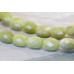 264-1063 Olive Jade <br>15x20 Faceted Flat Oval