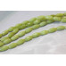 264-1109 Olive Jade <br>6x12 Faceted Oval Rice