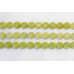 264-1212 Olive Jade <br>12mm Faceted Coin