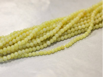 Olive Jade 2mm Round