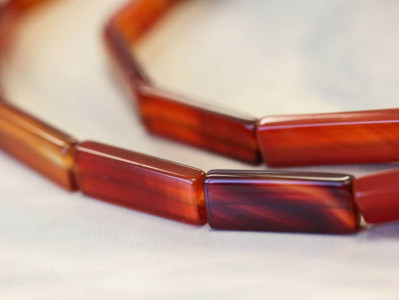Natural Carnelian 9x28 Flat Rectangle