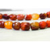 265-1159 Natural Carnelian <br>12-15x Faceted Barrel Oval