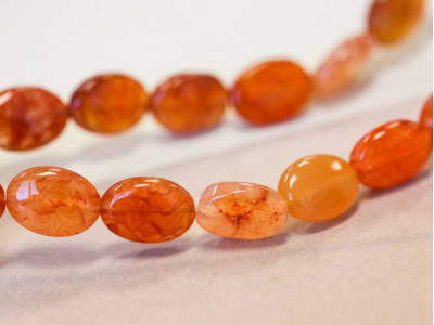 Natural Carnelian 10x14 Flat Oval