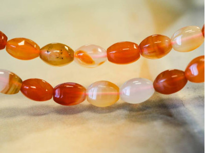 Natural Carnelian 8x12 Hexagon Oval