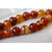 265-1718 Natural Carnelian <br>14-15mm Round