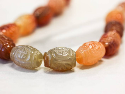 Natural Carnelian 15x20 Carved Oval