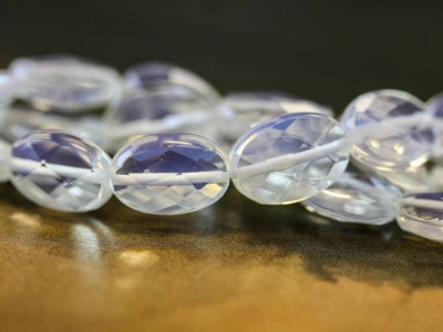 Opalite 10x14 Faceted Flat Oval
