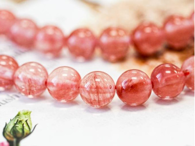 Cherry Quartz 8mm Round