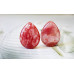 276-1118 Cherry Quartz <br>30x40 Flat Pear Pendant