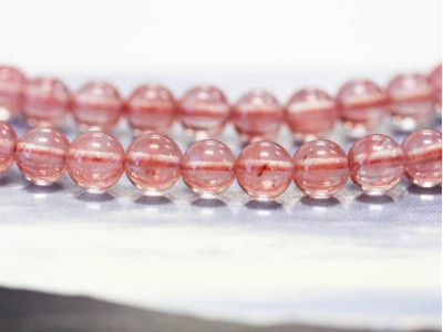 Cherry Quartz 6mm Round