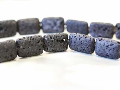 Black Lava 13x18 Flat Rectangle