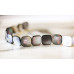 298-1072 Black Mother of Pearl <br>18x18 Flat Square