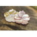 299-1128 Pink Mother of Pearl <br>46mm Flower Pendant