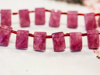 Purple Jade 8x12 Cushion Cut Drop