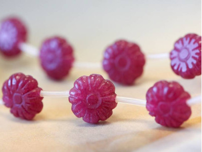 Purple Jade 15mm Flower