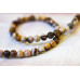 302-0006 Brown Zebra Jasper <br>6mm Round
