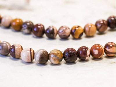 Brown Zebra Jasper 10mm Round