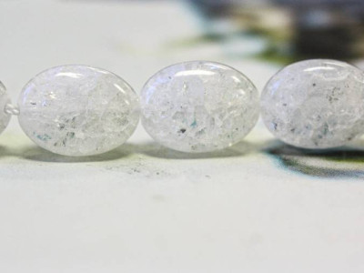 Cracked Crystal 13x18 Oval Pebble