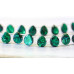 318-1105 Dyed Abalone <br>8x10 Flat Pear Drop
