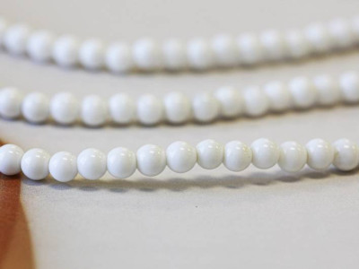 White Agate 6mm Round