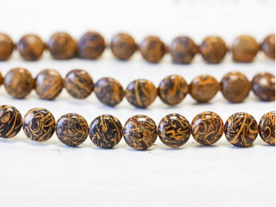 Elephant Skin Jasper 10mm Puffy Dime