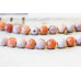 341-0005 Crab Fire Agate <br>14mm Round